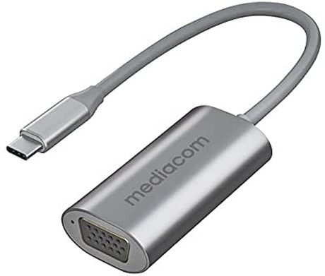 MEDIACOM MD-C307  USB-C TO VGA ALLUMINIO