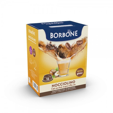 BORBONE AMNOCCIOLINO6X16  LAVAZZA 16PZ NOCCIOLINO