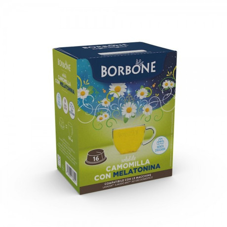 BORBONE AMCAMOMILLAME6X16  LAVAZZA 16PZ CAMOMILLA&MELAT