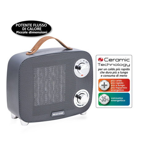 MACOM 942 MINIMAX  TERMOVENTILATORE CERAMICO 750/150
