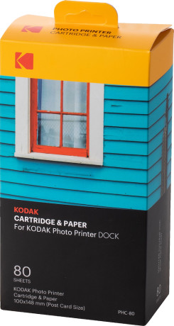 KODAK PHC-80  CARTA FOTOGRAFICA X DOCK PLUS 80 STAMPE