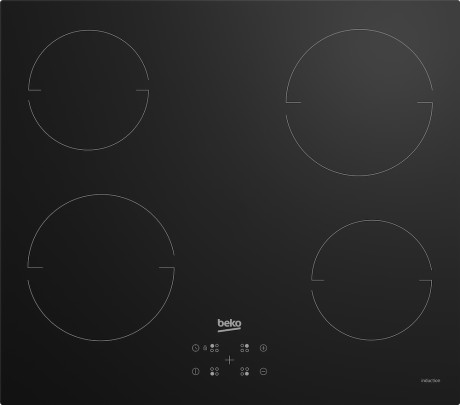 BEKO HII64401QT  PIANO INDUZ 60CM 4Z 9LIVELLI NERO TOUCH