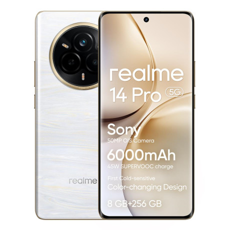 REALME 14 PRO 8/256GB PEARL S.PHONE REALME 14 PRO 5G 8/
