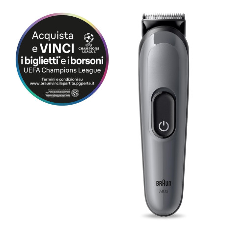 BRAUN AIO3540  REGOLABARBA MULTIGROOM 8IN1 50MIN AUTO