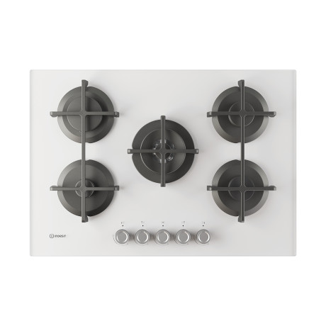 INDESIT ING72TWH1  PIANO COT 75CM 5F BIANCO VETRO