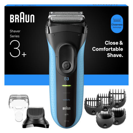 BRAUN 3010BT  RASOIO RIC WET&DRY 3LAME 45MIN C/ACC