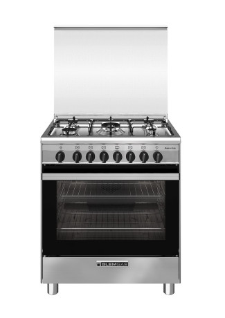 GLEM GAS SA765VI  CUCINA 70X60 4F+1TC GAS VENT INOX