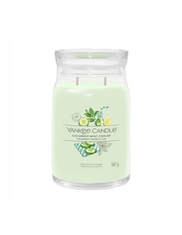 YANKEE S CUCUMBER MINT COOLER LARGE JAR 1728894E
