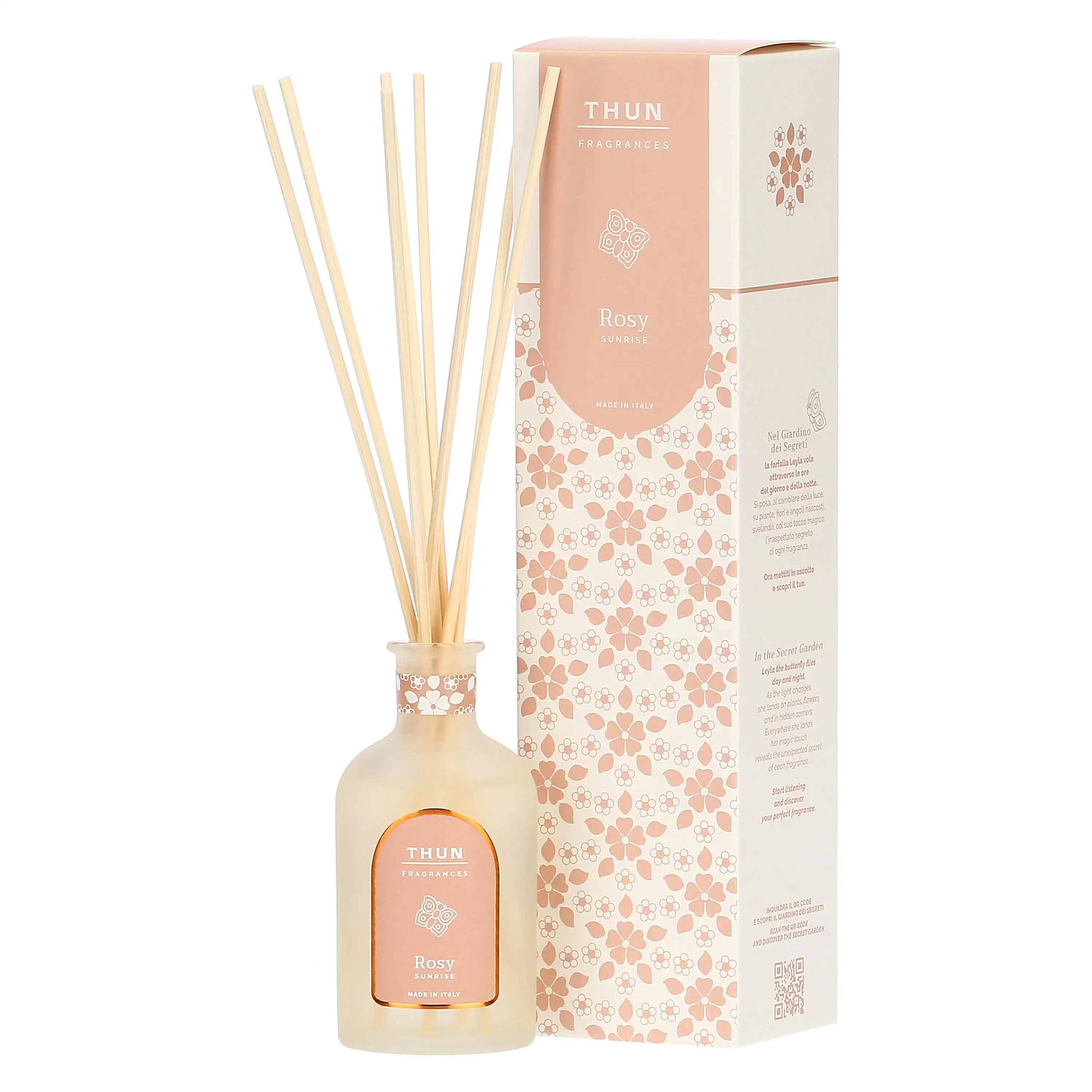 THUN T11483203P00B  DIFFUSORE VETRO 100ML ROSA