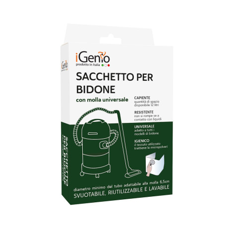 I-GENIO 985  SACCHETTI UNIV.C/MOLLA X BIDONE