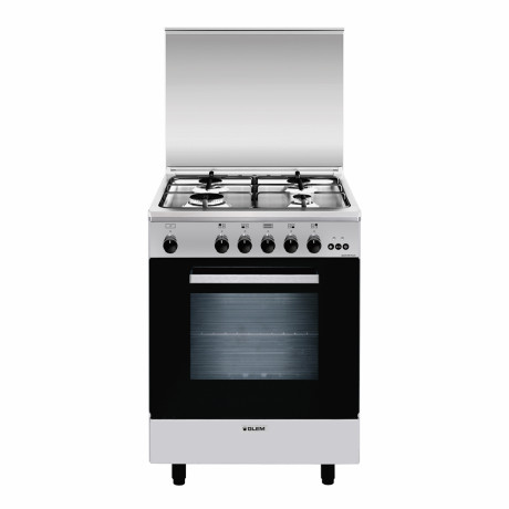 GLEM-GAS A654VI  CUCINA 60X50 4F F/EL INOX