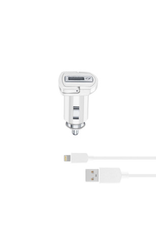 CELLULAR L. CBRKIT10WMFIIPADW  CARICABATTERIA AUTO BIANC