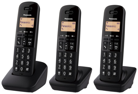 PANASONIC KX-TGB613JTB  CORDLESS DECT NERO TRIO