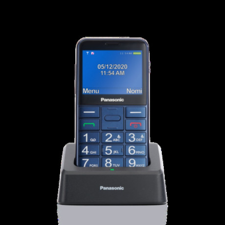 PANASONIC KX-TU155EXCN  CELLULARE BLU C/BASE DI RICARIC.