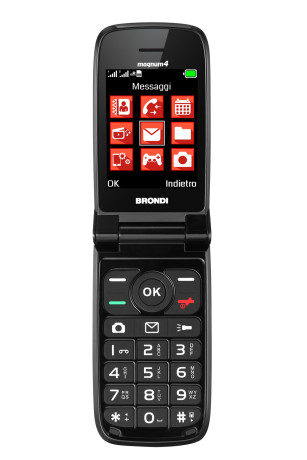 Immagine BRONDI MAGNUM4NERO  T.CELL 2.8 2SIM 1.3MP BT NERO