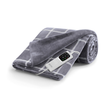IMETEC 16775 ADAPTO 6  PLAID RISCALDABILE 150X95 GRIGIO
