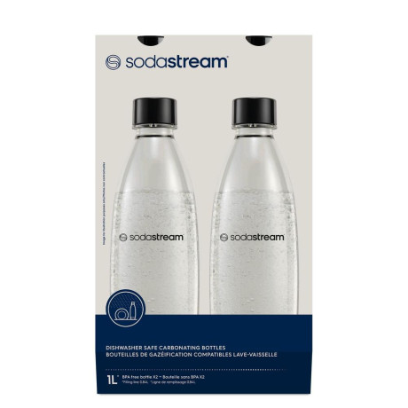 SODA STREAM 1741261390  BIPACK  BOTTIGL IE FUSE LAVABILI
