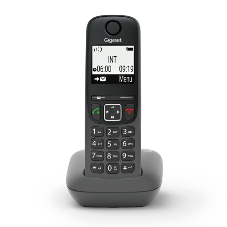 GIGASET AS490GREYBLACK  TELEFONO CORDLESS AS 490 GREY BL