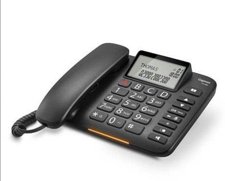 GIGASET DL 380 BLACK  TELEFONO DA TAVOLO DL 380 BLACK