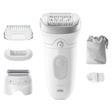 BRAUN SE7-041  EPILATORE RIC 40PINZ 5ACC WET&DRY LUCE S