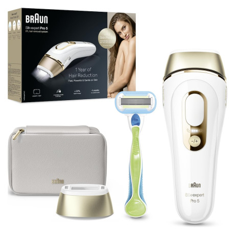 BRAUN PL5052  EPILATORE LUCE PULSATA 400.000 IMP 10LIV