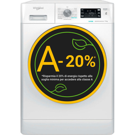 WHIRLPOOL FFB1048BSVIT  LAVATRICE CF 10KG 1400G A-20% IN