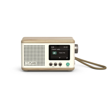 PURE 253799  RADIO CLASSIC MINI COTTON WHITE/OAK