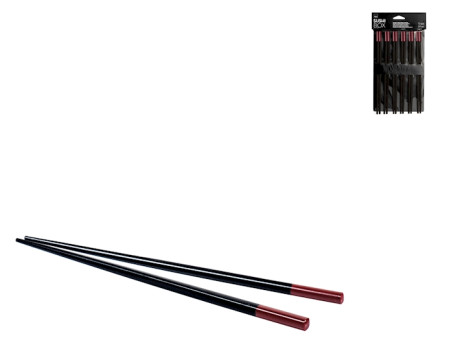 PEN 9738200  CF 6PAIA BASTONCINI BAMBU NERO 24-004