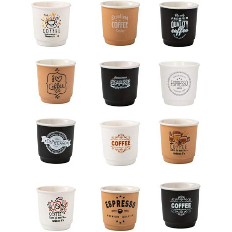 BRANDANI 53781 BICCHIERINO CAFFE COLORI E DECORI AS NEW