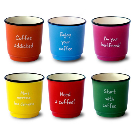 WD SET 6TZ CAFFE' COLORATE 100ML WD638