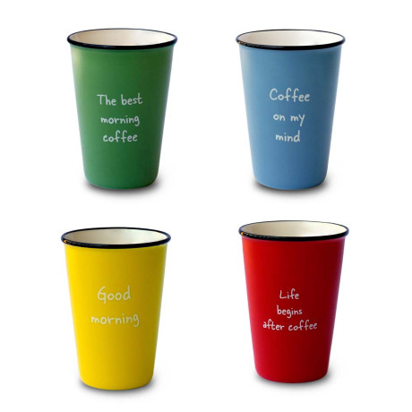 WD SET 4MUG COLORATE 350ML WD639