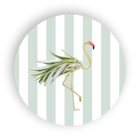 WD SOTTOPENTOLA  FENICOTTERO CM.18 WD755ROS