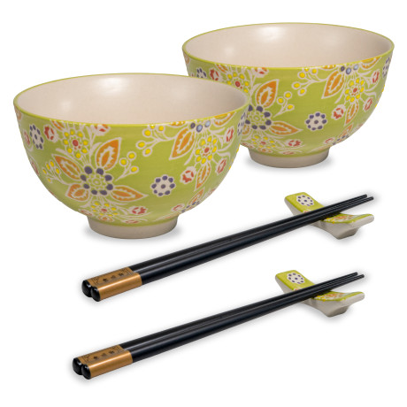 WD SET 2 COPPETTE DEC. VERDI 300ML WD700D