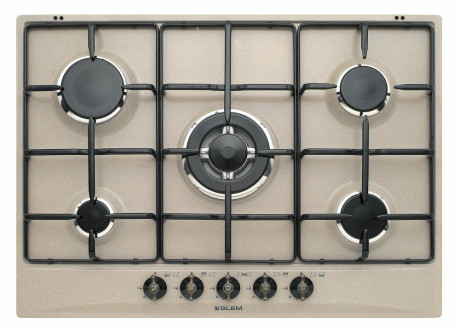 GLEM-GAS GT755SA  PIANO COTTURA 70CM SABBIA