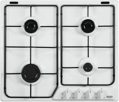 DE LONGHI YBF46ASV PIANO COTTURA 60 CM 4F FRONT BIANCO