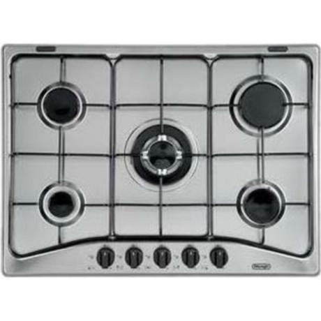 DE LONGHI YAF57ASV  PIANO COTTURA 5 FUOCHI 70CM INOX