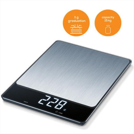 BEURER KS34XL  BILANCIA CUCEL 1GR./15KG. NERA