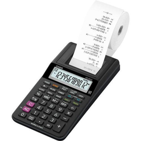 CASIO HR8RCEBK  CALCOLATRICE