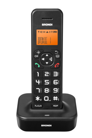 BRONDI BRAVOSTARNERO  CORDLESS DECT GAP BRAVO STAR NERO