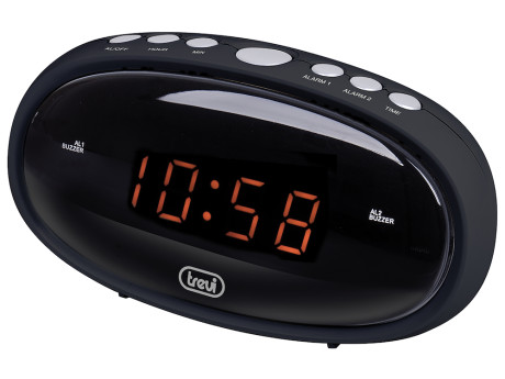 TREVI EC880NERO  OROLOGIO DIGITALE CON DOPPIA SVEGLI A N