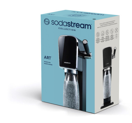 SODA STREAM ART BLACK  GASATORE ART BLACK AGGANCIO RAPID
