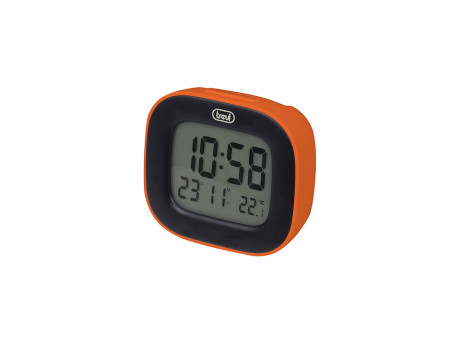 TREVI SLD3875ARANCIO  OROLOGIO  DIG. TERMOMETRO/CALEND