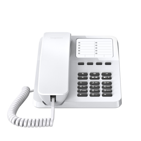 GIGASET DESK400WHT TELEFONODA TAVOLO E DA PARETE BIANC0