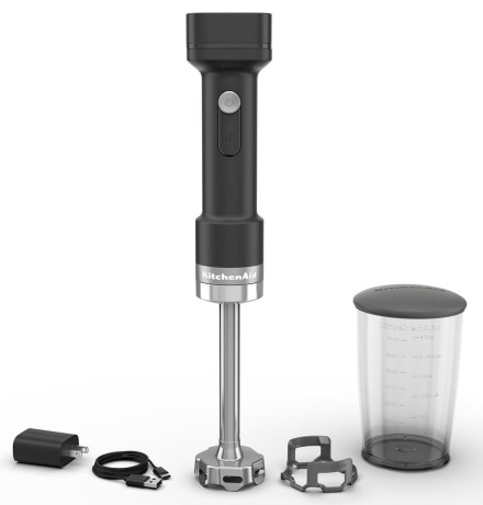 KITCHENAID 5KHBRV71BM  MIXER CORDLESS 12V LAMA INOX NERO