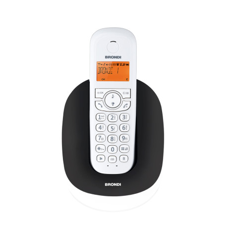 BRONDI MANTA  CORDLESS DECTGAP MANTA NERO BIANCO