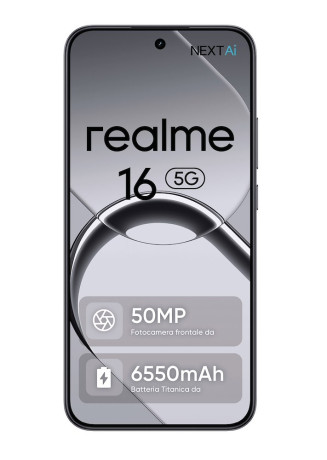 REALME 16 5G 8/256GB AIR  S.PHONE REALME BLACK