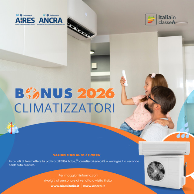 Bonus 2026 Climatizzatori