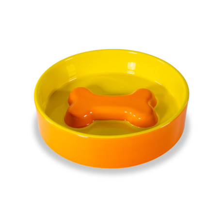 WD  CIOTOLA OSSO ARANCIO GIALLO D.20CM.WD860AR