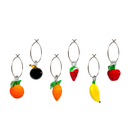 WD SET 6 ANELLINI SEGNAPOSTO FRUTTA WD943FRU