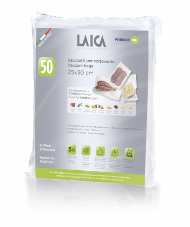 LAICA VT3510 0  SACCH SOTTOVUOTO 25X30CM 50PZ